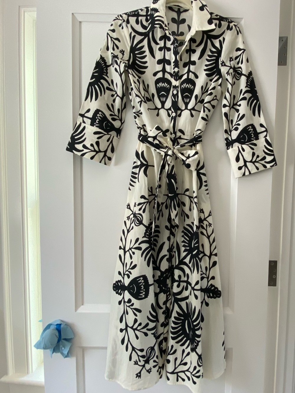 🫟🫟🫟Zara abstract print midi dress